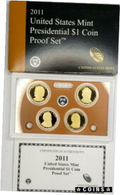 【極美品/品質保証書付】 アンティークコイン コイン 金貨 銀貨 [送料無料] 2011 US Mint Presidential $1 Coin Proof Set