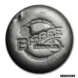 【極美品/品質保証書付】 アンティークコイン コイン 金貨 銀貨 [送料無料] 5 oz Silver Button - Bisbee - SKU #85653