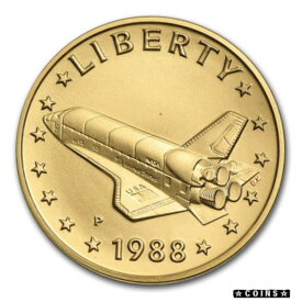 【極美品/品質保証書付】 アンティークコイン コイン 金貨 銀貨 [送料無料] .2419 oz Gold Round - America in Space Young Astronaut Medal - SKU#45613