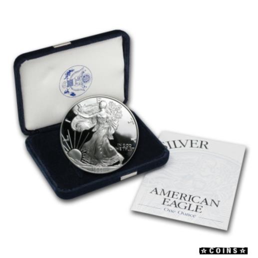  アンティークコイン コイン 金貨 銀貨  [送料無料] 1999-P oz Proof Silver American Eagle (w Box  COA) SKU #1061