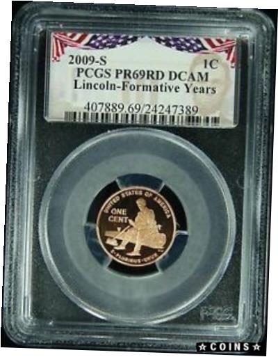  アンティークコイン コイン 金貨 銀貨  [送料無料] 2009-S PCGS PR69RD DCAM Lincoln-Formative Cent Presidential Label