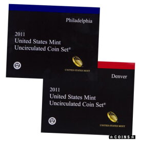 【極美品/品質保証書付】 アンティークコイン コイン 金貨 銀貨 [送料無料] 2011 United States US Mint 28 Coin Uncirculated Set (U11)