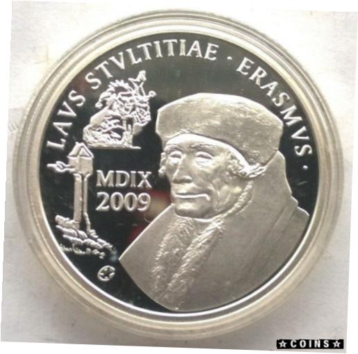 アンティークコイン コイン 金貨 銀貨 [送料無料] Belgium 2009 Erasmus 10 Euro Silver Coin Proof