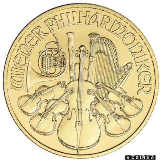  アンティークコイン コイン 金貨 銀貨  [送料無料] 2021 Austria Gold Philharmonic oz 100 Euro BU