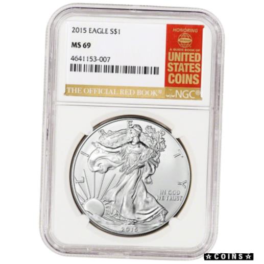 アンティークコイン コイン 金貨 銀貨 [送料無料] 2015 American Silver Eagle - NGC MS69 - Red Book Label