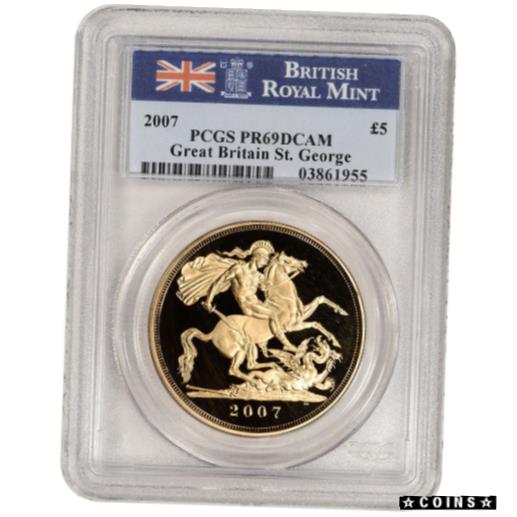  アンティークコイン コイン 金貨 銀貨  [送料無料] 2007 Great Britain Gold St. George Proof ?5 PCGS PR69 DCAM
