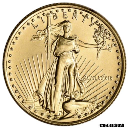  アンティークコイン コイン 金貨 銀貨  [送料無料] 1989 American Gold Eagle oz $10 BU