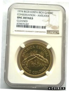 RX^J 1974 IIANC 1500C NGC 1 IX ݁AUNC #gct-wr-4374-602 Costa Rica 1974 Giant Anteater 1500C NGC 1oz Gold Coin,UNC #gct-wr-4374-602