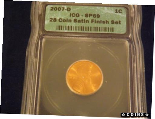  アンティークコイン コイン 金貨 銀貨  [送料無料] 2007-D Penny SP 69