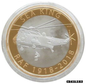 【極美品/品質保証書付】 アンティークコイン コイン 金貨 銀貨 [送料無料] 2018 Royal Mint Royal Air Force Sea King ?2 Two Pound Silver Proof Coin Box Coa