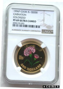 NbN 1996 ̓ 200 h NGC PF69 1 IX ݁Av[t #gct-wr-4380-377 Cook 1996 Mother's Day 200 Dollars NGC PF69 1oz Gold Coin,Proof #gct-wr-4380-377