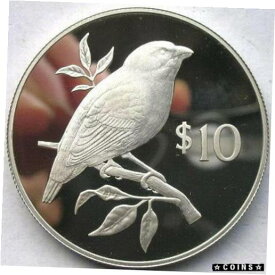 【極美品/品質保証書付】 アンティークコイン コイン 金貨 銀貨 [送料無料] Fiji 1978 Parrot 10 Dollars Silver Coin,Proof