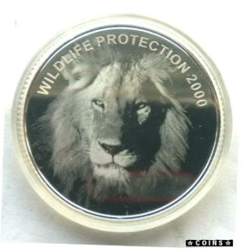 【極美品/品質保証書付】 アンティークコイン コイン 金貨 銀貨 [送料無料] Zambia 2000 Lion 4000 Kwaches Silver Coin,Proof