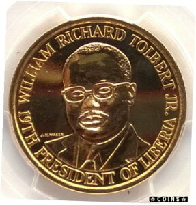 xA 1972 ZXLZejA 25 h PCGS ݁Av[t Liberia 1972 Sesquicentennial 25 Dollars PCGS Gold Coin,Proof