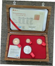 【極美品/品質保証書付】 アンティークコイン コイン 金貨 銀貨 [送料無料] 1980-2010 4-Coin Gold Fractional Krugerrand Proof Set Limited Edition 318/500