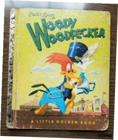 【極美品/品質保証書付】 アンティークコイン コイン 金貨 銀貨 [送料無料] Little Golden Book - Woody Woodpecker | Copyright 1952 Edition Vintage, Good...