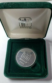【極美品/品質保証書付】 アンティークコイン コイン 金貨 銀貨 [送料無料] NIKKEN SUPER MINI EQL-FIR 1600G MAGNET USED DEMO IN GRN VELVET BOX date 2000