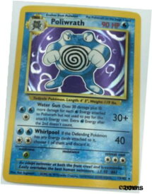 【極美品/品質保証書付】 アンティークコイン コイン 金貨 銀貨 [送料無料] Holo Poliwrath Pokemon Card 13/102 1999 Near Mint Condition
