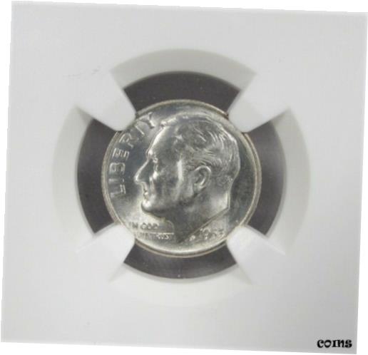 アンティークコイン コイン 金貨 銀貨 [送料無料] 1953-S Low Pop Silver Roosevelt Dime NGC MS67+ Coin AJ149のサムネイル