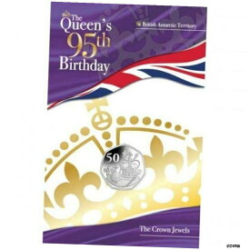 【極美品/品質保証書付】 アンティークコイン コイン 金貨 銀貨 [送料無料] The Queens 95th Birthday The Crown Jewels 2021 Cupro ニッケル 50p コイン- show original title