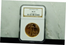 【極美品/品質保証書付】 アンティークコイン 硬貨 1995年 1 トロイオンス アメリカン イーグル $50 ゴールド NGC MS70-非常にレア パーフェクト コイン- show original title [送料無料] #oot-wr-5754-6