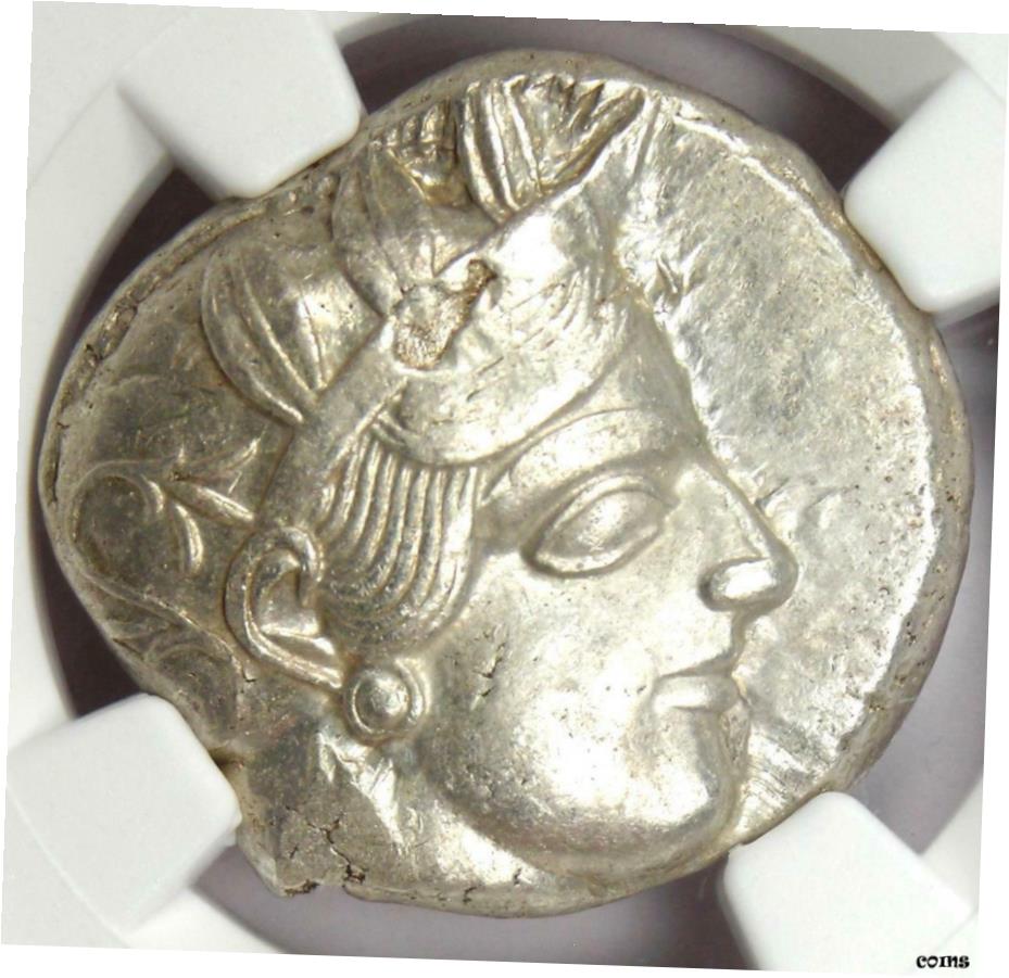 アンティークコイン コイン 金貨 銀貨 [送料無料] アテネギリシャ Athena Owl Tetradrachm コイン （ 440-404 BC ） - NGC Choice XF 、 テストカット- show original title