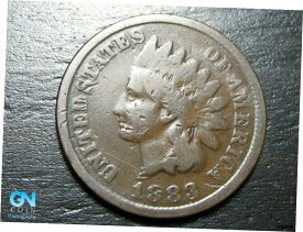 1883年 インディアンヘッドセントペニー-私たちにオファーを ！ #K46181883 Indian Head St. Penny - Make Us an Offer! #K4618