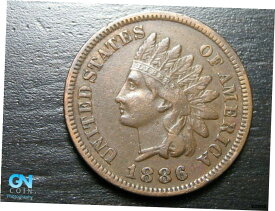 1886年 タイプ 1 インドヘッドセントペニー-オファーを作ってください ！ #B89841886 Type 1 Indian Head Cent Penny - Make an Offer! #B8984