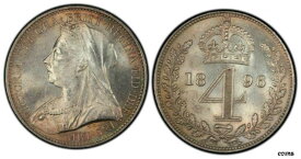 GREAT BRITAIN Victoria 1896 ARマウンディセット PCGS PL65-PL66 スーパーブリー ラストルースGREAT BRITAIN Victoria 1896 AR Maundy Set PCGS PL65-PL66 Super Bully Last Loose