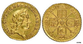 【極美品/品質保証書付】 GREAT BRITAIN. George I 1718 AV Quarter-Guinea. NGC MS63 KM 555; SCBC - 3638 。- show original title