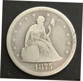 1875年-S 自由の女神座像セントピース- show original title1875-S Statue of Liberty Seated Saint Piece- show original title
