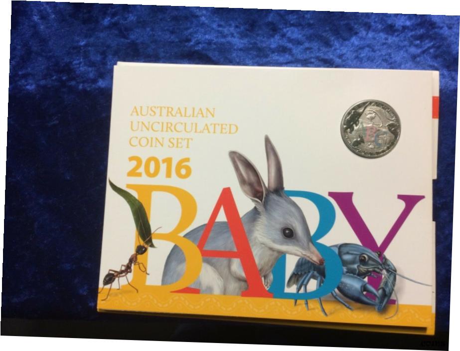 アンティークコイン コイン 金貨 銀貨  [送料無料] 2016 Australian Baby Mint Coin Set with Alphabet Token Uncirculated