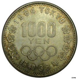 【極美品/品質保証書付】 アンティークコイン コイン 金貨 銀貨 [送料無料] 1964 Japan Olympics 1000 Yen Silver Coin