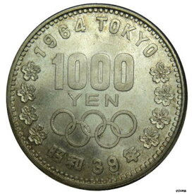 【極美品/品質保証書付】 アンティークコイン コイン 金貨 銀貨 [送料無料] 1964 Japan Olympics Issue 1000 Yen Silver Coin