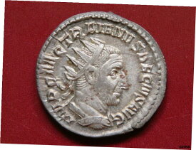 Trajan Decius - A.D.249-51, silver Antoninianus. Rev-Dacia standing left.. EFTrajan Decius - A.D.249-51, silver Antoninianus. Rev-Dacia standing left.. EF