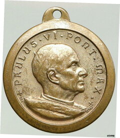 【極美品/品質保証書付】 アンティークコイン コイン 金貨 銀貨 [送料無料] 1960 年代バチカンシティポープ Paul VI SAINT PETER'S BASCILIA Old VINTAGE Medal i92457- show original title