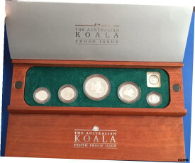 【極美品/品質保証書付】 アンティークコイン プラチナ 1997 Australian Koala Proof Issue 9995 Platinum 1.9oz 5 Coin Set Great Gift [送料無料] #pcf-wr-6737-14
