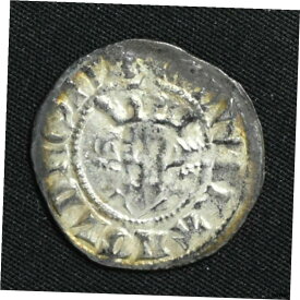【極美品/品質保証書付】 アンティークコイン コイン 金貨 銀貨 [送料無料] England, Edward I, 1279-1307, Long Cross Penny, London Cl 10cf5, S1414, N1043/1