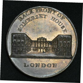 【極美品/品質保証書付】 アンティークコイン コイン 金貨 銀貨 [送料無料] 1790's Middlesex D&H 44a, Kempson's Buildings, Somerset House Penny Conder Token
