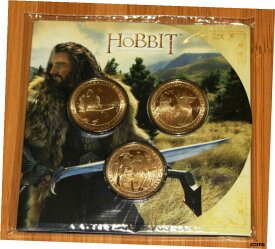 【極美品/品質保証書付】 アンティークコイン コイン 金貨 銀貨 [送料無料] NEW ZEALAND 2012 THE HOBBIT, Gandalf Radagast THREE COIN SET!!! RRP $89