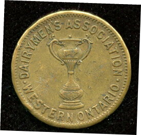 【極美品/品質保証書付】 アンティークコイン コイン 金貨 銀貨 [送料無料] Western Ontario Dairymen's Association Bronze Medal