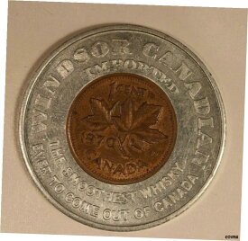 【極美品/品質保証書付】 アンティークコイン コイン 金貨 銀貨 [送料無料] 1964 Canada Encased Cent-Windsor Canadian Whiskey b6e- show original title