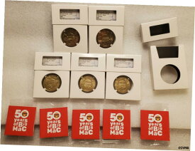 【極美品/品質保証書付】 アンティークコイン コイン 金貨 銀貨 [送料無料] McDonalds 50 年のBig Macコレクターズコイン-MacCoin Medal-完全なセットNGC- show original title