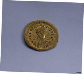 【極美品/品質保証書付】 アンティークコイン コイン 金貨 銀貨 [送料無料] Leo I Gold Solidus Eastern Roman Empire (AD 457-474) レアコンディション XF + +- show original title