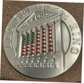 【極美品/品質保証書付】 アンティークコイン コイン 金貨 銀貨 [送料無料] 2002 N.Y. ストック展望 「 LET FREEDOM RING 」 メダル 。 希少およびTIFFANY & CO著- show original title