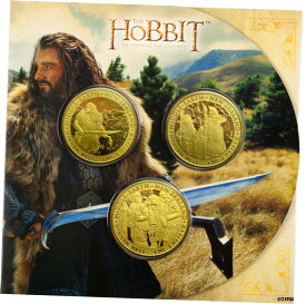 【極美品/品質保証書付】 アンティークコイン コイン 金貨 銀貨 [送料無料] NEW ZEALAND $3 BU Set 2012 The Hobbit - An Unexpected Journey (3 coins)