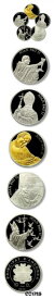 【極美品/品質保証書付】 アンティークコイン コイン 金貨 銀貨 [送料無料] Andorra 2004 5 クラウンセット ローマ教皇ヨハネ ・ ポールII 10 ディナーズ 200- show original title
