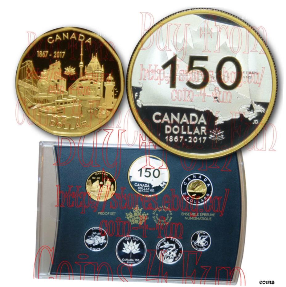 【極美品/品質保証書付】 アンティークコイン コイン 金貨 銀貨 [送料無料] 2017 Canada 150 Our Home and Native Land Special Edition Silver Proof 7-Coin Set：金銀プラチナ ワールドリソース