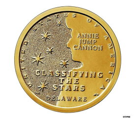 【極美品/品質保証書付】 アンティークコイン コイン 金貨 銀貨 [送料無料] USA 1 Dollar coin $1, American Innovation - Delaware, UNC, Mint condition, 2019