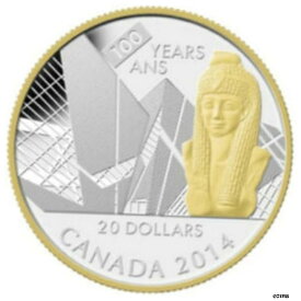 【極美品/品質保証書付】 アンティークコイン コイン 金貨 銀貨 [送料無料] 2014 '100th Ann.of the Royal Ontario Museum' Prf $20 Fine Silver 1oz.Coin(13888)